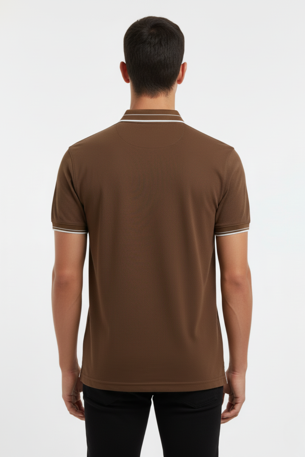 Prada Milano Tri-Color Premium Cotton Men’s Polo Shirt