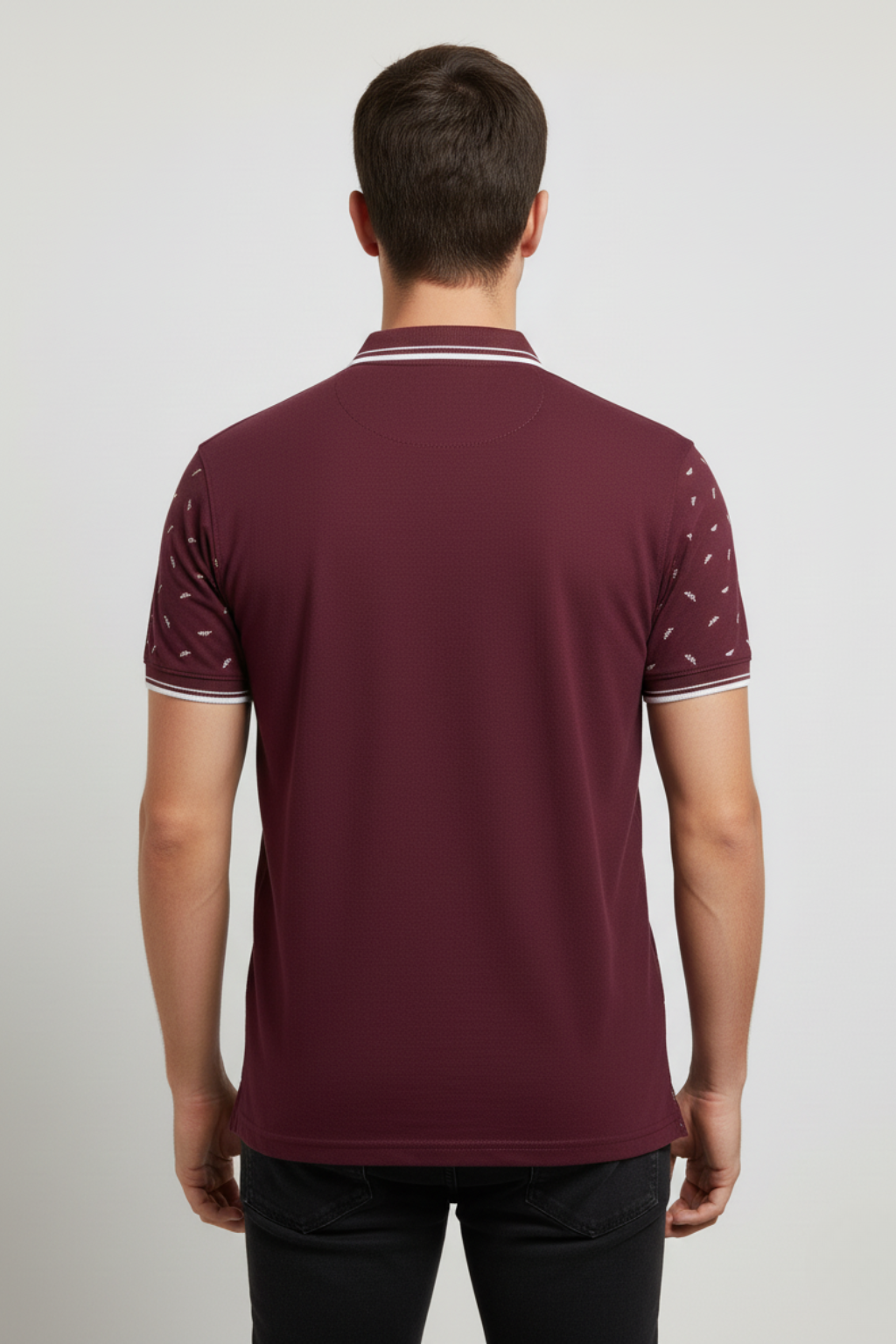 Printed Design Premium Cotton Casual Men’s Polo Shirt