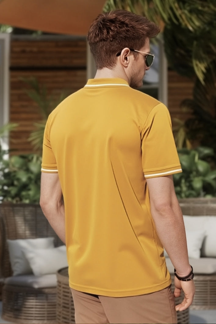 Levis Premium Cotton fabric Yellow Men’s Polo Shirt