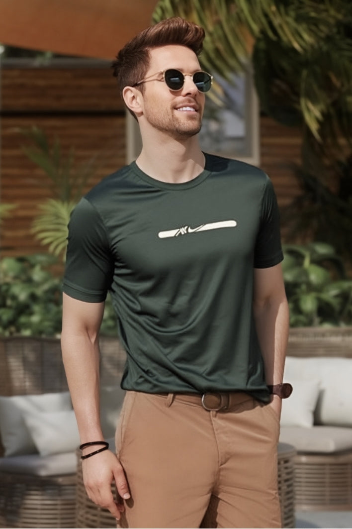 Nike Air Dri-Fit Performance White Men’s Sports T-Shirt