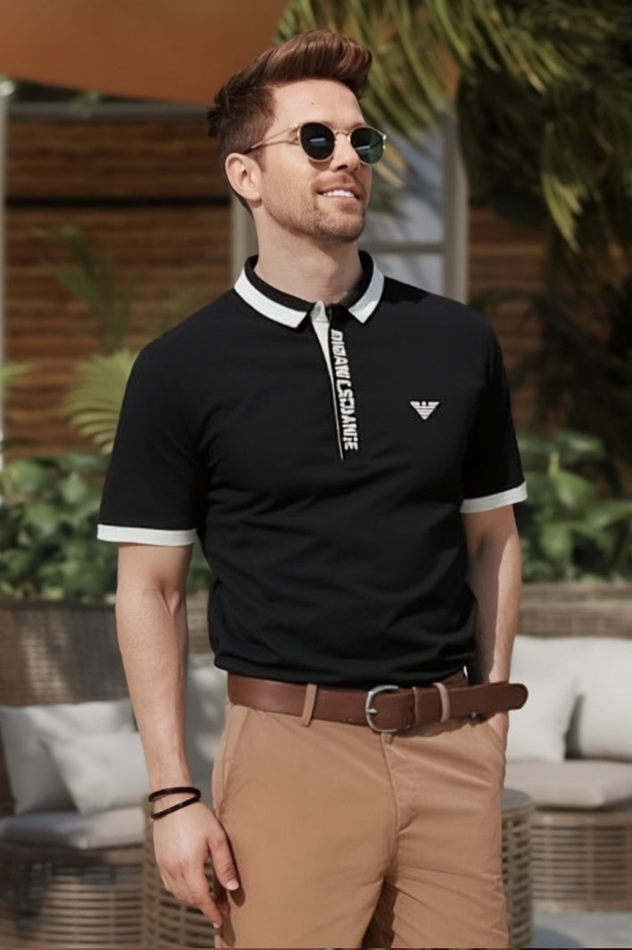 Armani Exchange Iconic Logo Premium Cotton Men’s Polo Shirt
