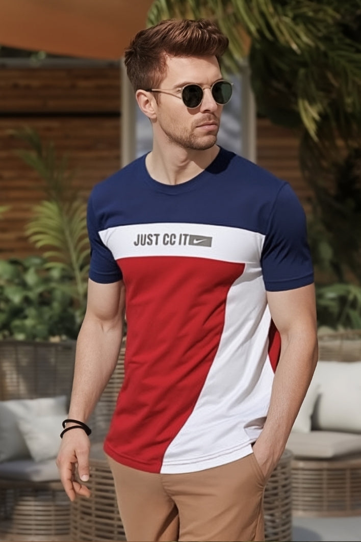 Nike Just Do It Multicolor Dry-Fit Sports Men’s T-Shirt